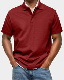 Finn | Premium Jeden Tag Polo in Rot
