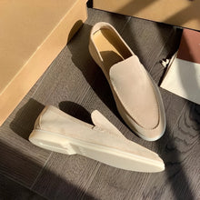 Lester - Moderne Mokassins für Herren, ideal für den Sommer in Beige