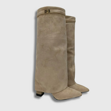 Elvira™ - Stylische und Bequeme Hohe Stiefel in Khaki