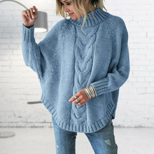 Elysian | Strickpullover mit Zopfmuster in Blau