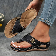 Macie | Orthopädische Komfort-Sandalen in Schwarz