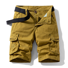 Sommerfeld | Lässige Baumwoll Camouflage Herren Shorts (1 kaufen, 1 GRATIS dazu) in Khaki