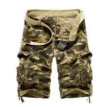 Sommerfeld | Herren Outdoor-Camouflage-Cargoshorts (1 kaufen, 1 GRATIS dazu) in Khaki