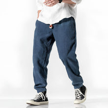 Ronny | Ripp-Bequeme Hose in Blau