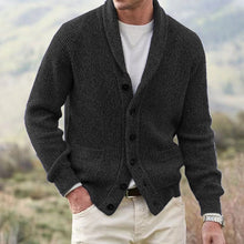 Winston │ Klassischer Herren-Cardigan in Schwarz