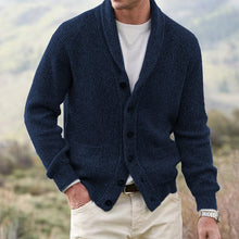 Winston │ Klassischer Herren-Cardigan in Marineblau