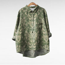 Retro Blumenbluse in Druck 3