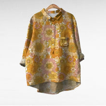 Retro Blumenbluse in Druck 4