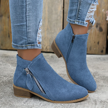 Bella™ - Orthopädische Stiefeletten in Blau