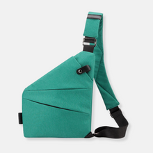 Sicherheitstasche | Schultertasche in Türkis