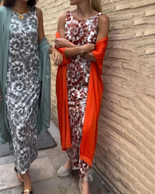 Vasha | Gemütliches Outfit im italienischen Stil in Rot