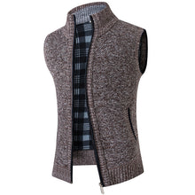 Drune | Herren Fleece-Weste in Braun