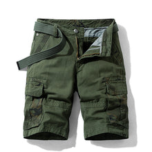 Tomas - Elegante, locker geschnittene Cargoshorts für Herren in Grün
