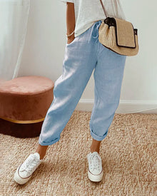 Agatha | Casual & Elegante Hose in Blau
