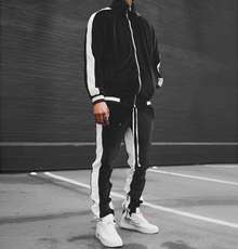 Antonio - Lockeres Sport-Set für Herren in Schwarz