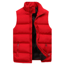 Worren │ Winterweste für Herren in Rot