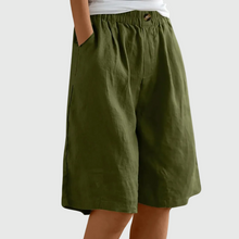 Sommerfeld | Luftige Shorts mit elastischem Bund (1 kaufen, 1 GRATIS dazu) in Armeegrün