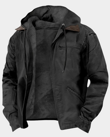 Nikandro | Ultimative Kapuzenjacke in Schwarz