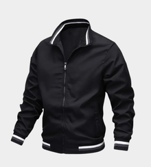 Felix | Schlichte Essential-Bomberjacke in Schwarz