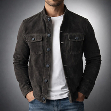Sommerfeld | Elegante Wildlederjacke in Schwarz