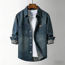 Tharaka - Ironside Denim Überhemd in Marineblau