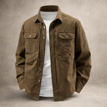 Sommerfeld | Overshirt aus schwerer Baumwolle in Braun