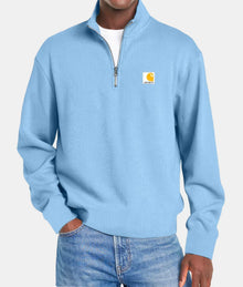 Rentos Casual-Jacke mit Reißverschluss langärmlig in Hellblau
