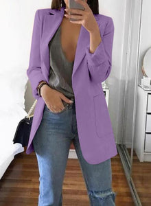Eline | Zeitloser Blazer mit Eleganter Passform und Komfort in Violett