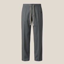 Étienne™ – Elegante Freizeithose mit Kordelzug in Gris