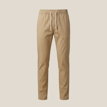 Léo™ – Elegante Slim-Fit-Hose mit Komfortbund und Kordelzug in Beige