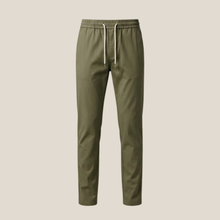 Léo™ – Elegante Slim-Fit-Hose mit Komfortbund und Kordelzug in Vert