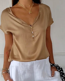 Juliette | Komfortables Sommer-T-Shirt in Braun