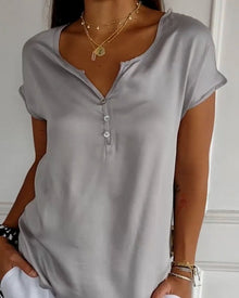 Juliette | Komfortables Sommer-T-Shirt in Grau