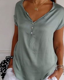 Juliette | Komfortables Sommer-T-Shirt in Grün