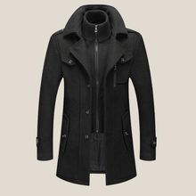 Giuseppe™ - Zweiteiliger Wintermantel für Herren in Noir