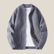 Arden™ – Elegante Strickjacke mit Rippenstruktur in Gris