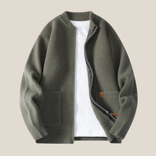 Arden™ – Elegante Strickjacke mit Rippenstruktur in Vert