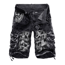 Sommerfeld | Herren Camouflage-Cargoshorts (1 kaufen, 1 GRATIS dazu) in Graues Tarnmuster