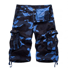 Sommerfeld | Herren Outdoor-Camouflage-Cargoshorts (1 kaufen, 1 GRATIS dazu) in Blau