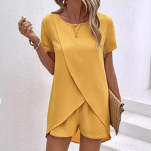 Barbara - Elegantes Sommer Outfit Kleid in Gelb