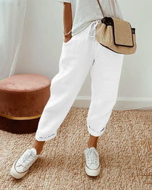 Agatha | Casual & Elegante Hose in Weiß