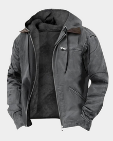 Nikandro | Ultimative Kapuzenjacke in Grau
