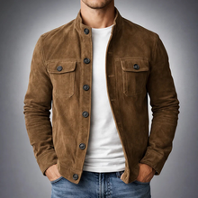 Sommerfeld | Elegante Wildlederjacke in Braun