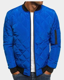 Andrei | Gesteppte Bomberjacke in Blau