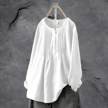 Clariz | Lockere Tunika-Bluse in Weiß
