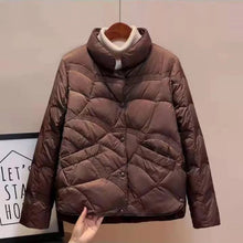 Mila | Eleganz Daunenjacke in Braun