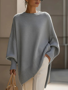 Sommerfeld | Eleganter Pullover aus Wollmix in Grau