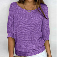 Beatriz | Kuscheliger Komfort-Pullover in Violett