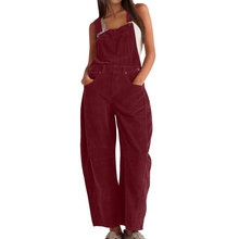 Sommerfeld | Lässiger Jumpsuit mit weitem Bein in Weinrot