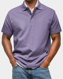 Finn | Premium Jeden Tag Polo in Lila